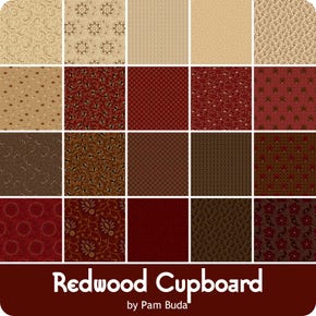 Redwood Cupboard 2.5" Strips | Pam Buda for Marcus Fabrics