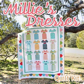 Millie's Dresses Quilt Kit | Featuring Mercantile by Lori Holt