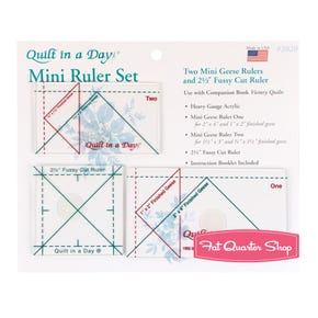 Three Piece Ruler Mini Set | Quilt in a Day #2020QD