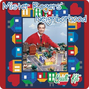 Mister Rogers' Neighborhood Quilt Kit  | Featuring Mister Rogers' Neighborhood by The Fred Rogers Company