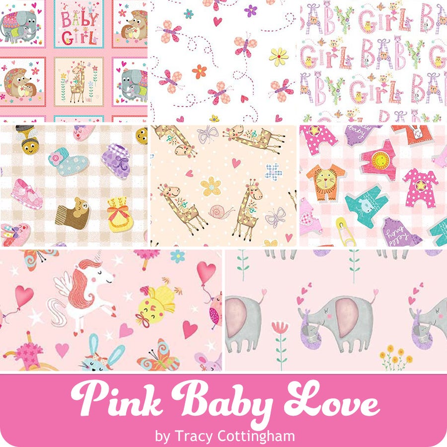 Baby girl fat quarters sale