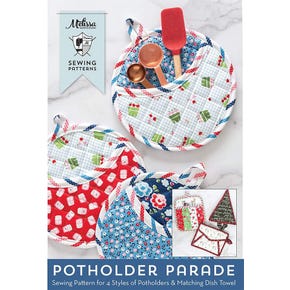 Pot Holder Parade Sewing Pattern | Melissa Mortenson #P115-POTHOLDERPARADE