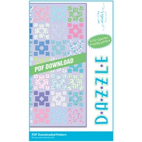 Dazzle Downloadable PDF Quilt Pattern | Me and My Sister Designs