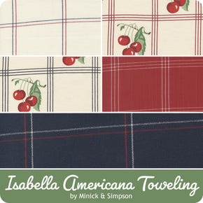 Isabella Americana 16" Toweling Yardage | Minick & Simpson for Moda Fabrics