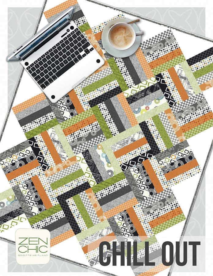 Reel Time Chill Out Quilt Pattern | Free PDF by Zen Chic for Reel Time Chill Out Quilt Pattern | Free PDF by Zen Chic for