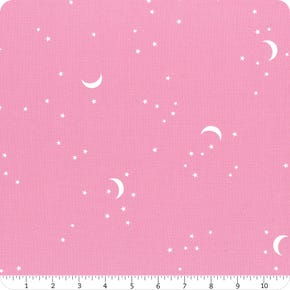 Moon and Stars Pink Yardage | SKU# 9708-E