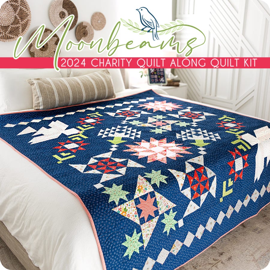 Moonbeams Quilt Kit | Featuring Strawberry Lemonade by