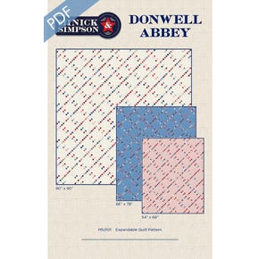 Donwell Abbey Downloadable PDF Quilt Pattern | Minick & Simpson