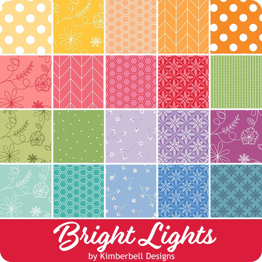 Bright Lights Kimberbell Basics Fat Quarter Bundle | Kimberbell Designs for Maywood Studio