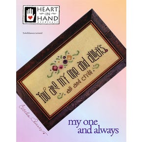 My One And Always Cross Stitch Pattern| Heart in Hand