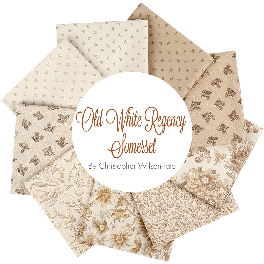 Regency Romance Charm Pack by Christopher Wilson Tate from Moda Fabrics