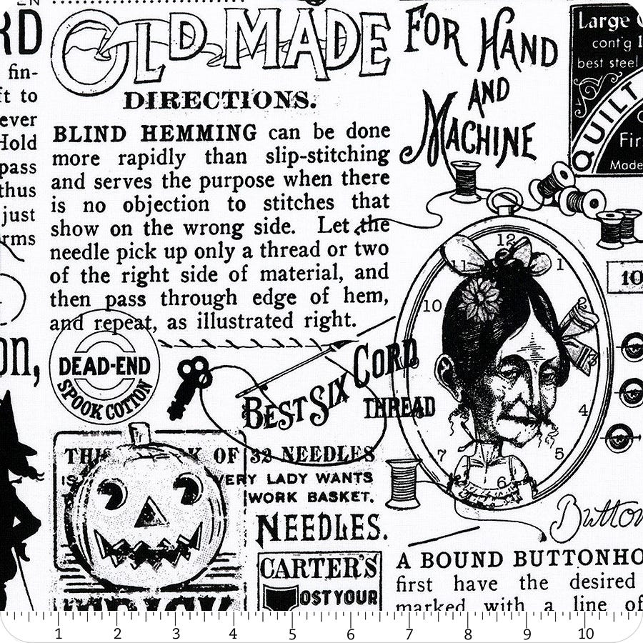 Old Made Text gray c10594 by the yard Riley Blake