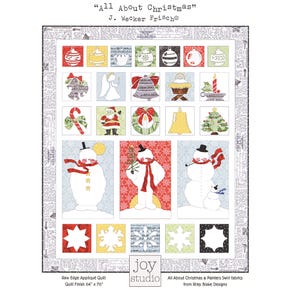 All About Christmas Quilt Pattern  |  J. Wecker Frisch #P149-ALLABOUTCHRISTMAS