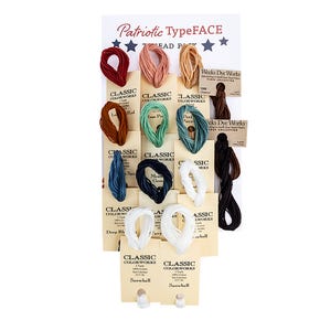 Patriotic TypeFACE Series Thread Pack | Fat Quarter Shop Exclusive