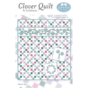 Clover Quilt and Cushions Quilt Pattern | Pretty by Hand #PBH-44