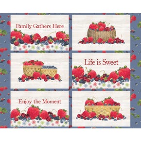 Monthly Placemats June Quilt Panel | SKU# PD12410-JUNE
