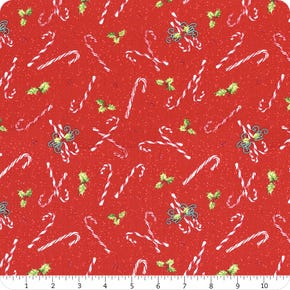 Peppermint Parlor Red Candy Cane Toss Yardage | SKU# 27637-337