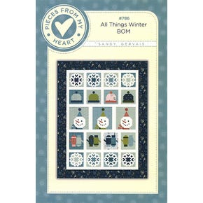 All Things Winter BOM Quilt Pattern | Pieces From My Heart #PM786