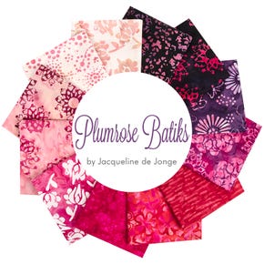Plumrose Batiks Fat Quarter Bundle | Jacqueline de Jonge for Anthology Fabrics