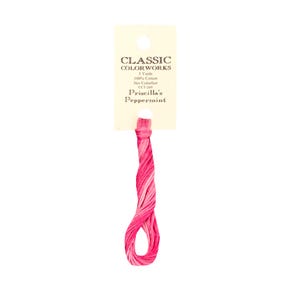 Priscilla's Peppermint Classic Colorworks 6 Strand Hand-Dyed Embroidery Floss | Classic Colorworks #CCT-269