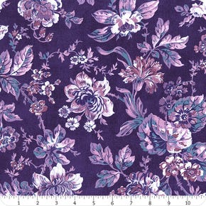 Purple Majesty Purple Large Floral Yardage | SKU# 98690-606