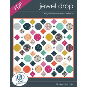 Jewel Drop Downloadable PDF Quilt Pattern | Quilt Design Duo