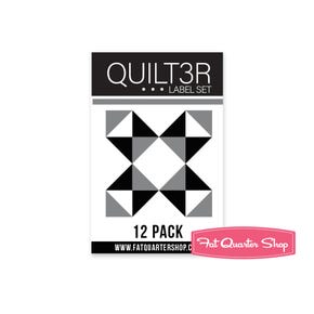 Quilt3r Label Set  | Fat Quarter Shop Exclusive