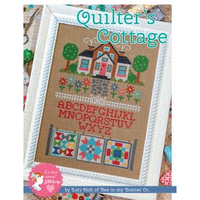 Quilter's Cottage Cross Stitch Pattern | Lori Holt of Bee in my Bonnet with It's Sew Emma #ISE-403