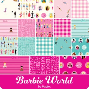 Barbie World 5" Stacker | Mattel for Riley Blake Designs