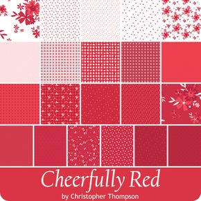 Cheerfully Red 2.5" Rolie Polie | Christopher Thompson for Riley Blake Designs