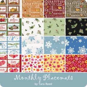 Monthly Placemats August | Tara Reed for Riley Blake Designs 