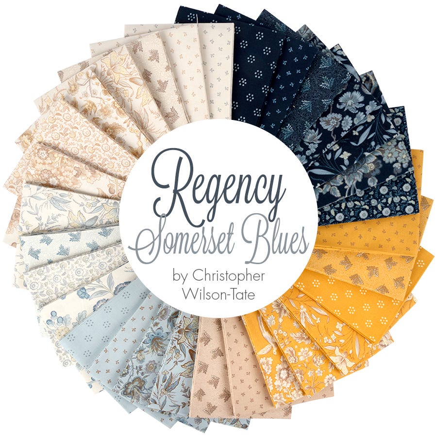 Regency Romance Charm Pack by Christopher Wilson Tate from Moda Fabrics