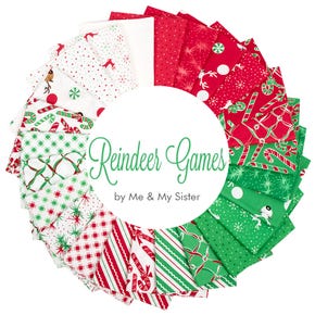 Reindeer Games Fat Quarter Bundle | Me & My Sister Designs for Moda Fabrics
