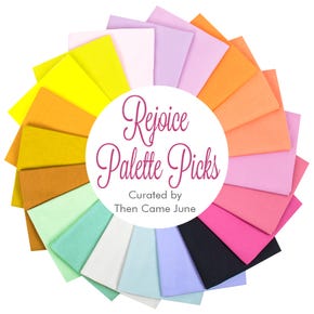 Rejoice Palette Picks Fat Quarter Bundle | Curated by Then Came June for Robert Kaufman Fabrics