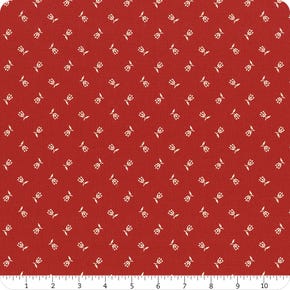 Repro Reds Red Tilly's  Tulips Yardage | SKU# R3123-RED