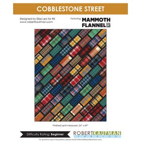 Cobblestone Street Quilt Pattern | Free PDF by Elise Lea for Robert Kaufman Fabrics
