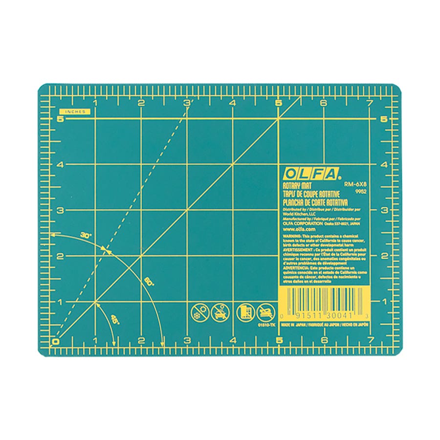 OLFA 9952 RM-6x8 6-Inch by 8-Inch Self-Healing Rotary Mat 