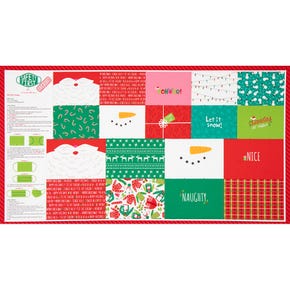 Holiday Safety First Face Mask Quilt Panel | SKU# 20771-11D
