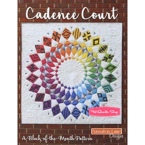 Cadence Court Quilt Pattern | Sassafras Lane Designs #SASSLN-0060
