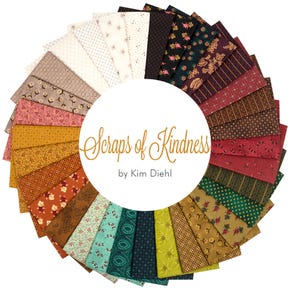Scraps of Kindness Fat Quarter Bundle | Kim Diehl for Henry Glass Fabrics