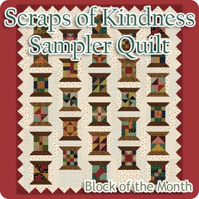 Scraps of Kindness Stitch Along Block of the Month Reservation | Kim Diehl for Henry Glass Fabrics