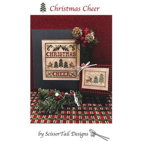 Christmas Cheer Cross Stitch Pattern | ScissorTail Designs