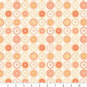 Sewing Mood Orange Large Buttons Yardage | SKU# 120-21715
