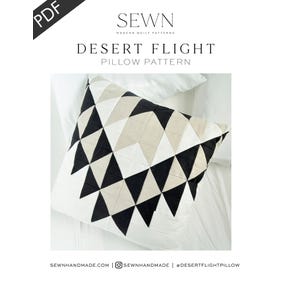 Desert Flight Downloadable PDF Pillow Pattern | Sewn