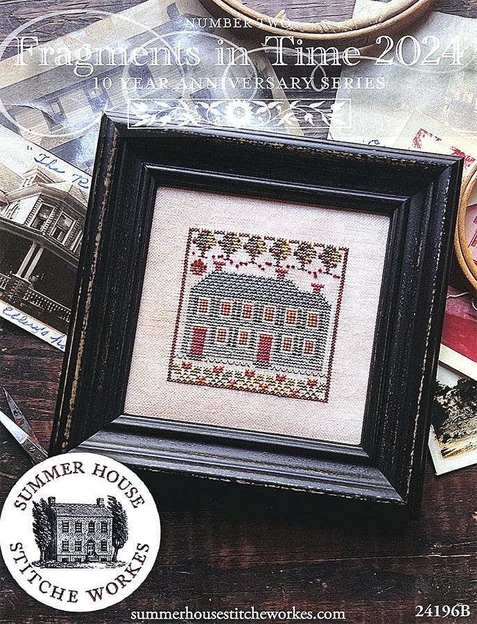 Fragments in Time 2024 Number Two Cross Stitch Pattern Summer House