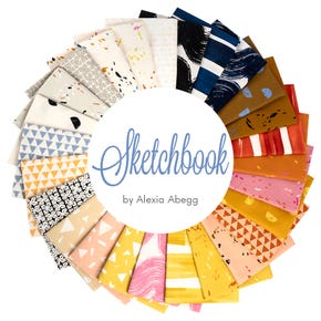 Sketchbook Fat Quarter Bundle | Alexia Abegg for Ruby Star Society
