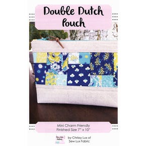 Double Dutch Pouch Sewing Pattern | Sew Lux Fabric #SLF-2001
