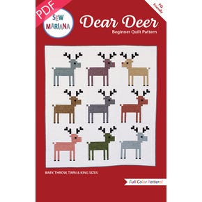 Dear Deer Downloadable PDF Quilt Pattern | Sew Mariana