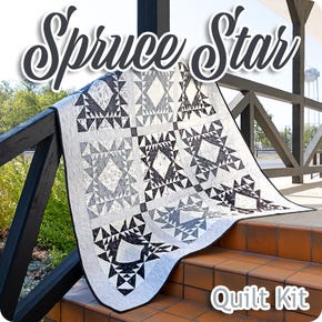 Spruce Star Quilt Kit | Featuring Silhouettes by Holly Taylor