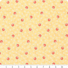 Stitched Buttercup Raspberry Yardage | SKU# 20431-12